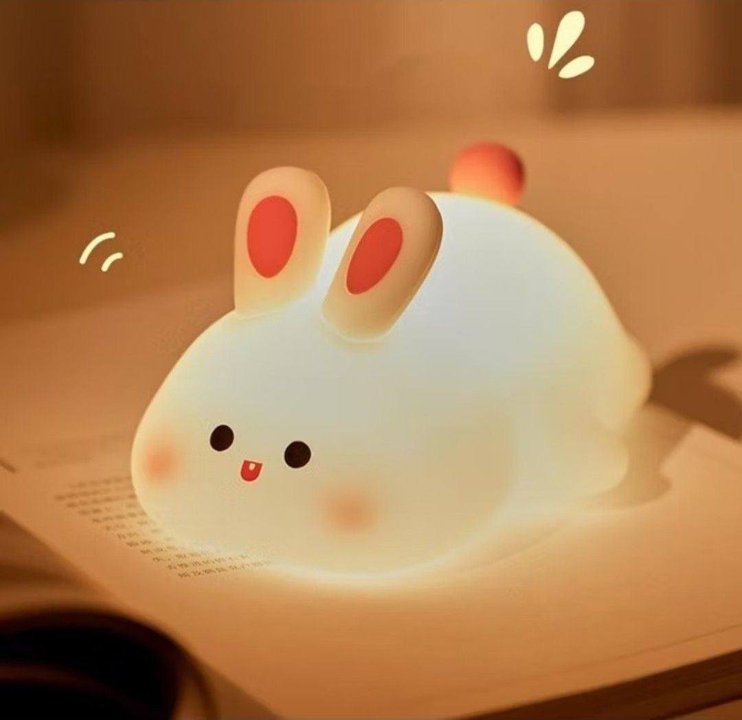 かわいいシリコンナイトライト – かぼちゃ、トナカイ、ひつじ、パンダ、あひる、うさぎなど|タッチ式やわらかライト・子供部屋や寝室の装飾に