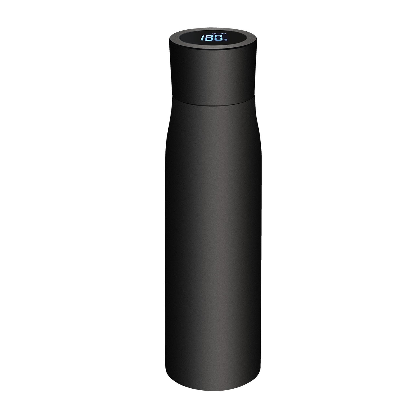 スマート温度表示付きステンレスボトル|UV除菌LED・USB充電式・IP65防水・500ml|保温保冷マグボトル