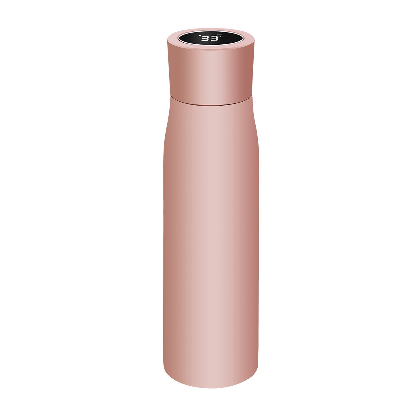 スマート温度表示付きステンレスボトル|UV除菌LED・USB充電式・IP65防水・500ml|保温保冷マグボトル