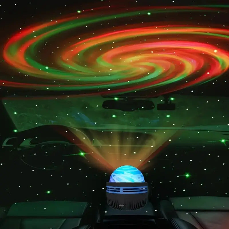 天の川ネビュラランプ|幻想的な星空回転ライト