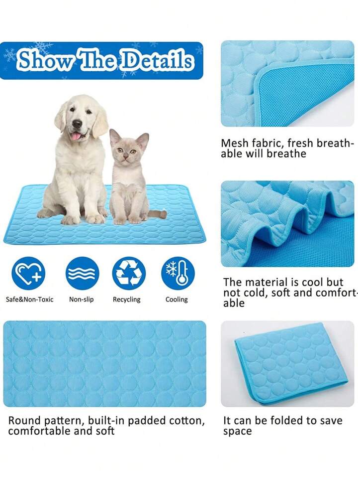 夏用ペットマット|冷感アイスマット・犬猫用クールマット・ペット用アイスシルクマット・ケンネル対応|ひんやり寝具・ペット用品