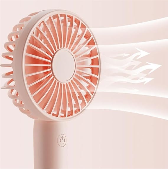 USB充電式ミニポータブル扇風機|内蔵バッテリー・静音・強力送風・7W〜10W・軽量コンパクト・携帯用ハンディファン