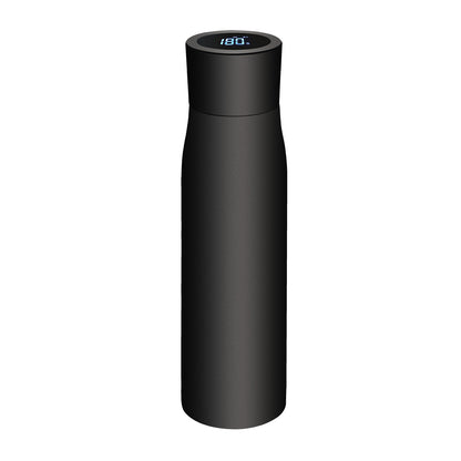 スマート温度表示付きステンレスボトル｜UV除菌LED・USB充電式・IP65防水・500ml｜保温保冷マグボトル