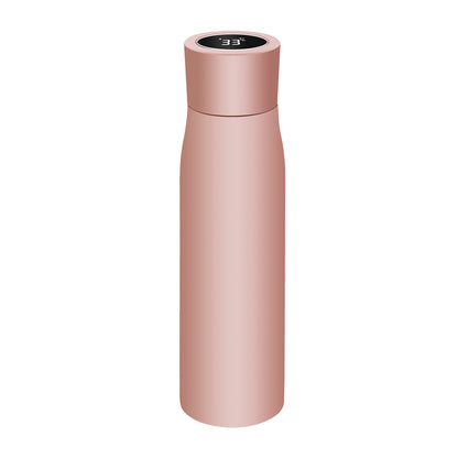 スマート温度表示付きステンレスボトル｜UV除菌LED・USB充電式・IP65防水・500ml｜保温保冷マグボトル