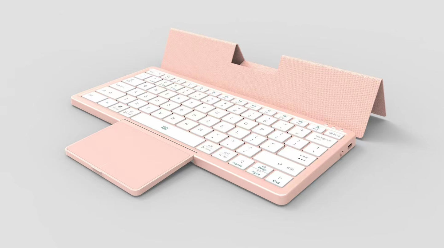 3in1ワイヤレスキーボード｜持ち運びに便利な折りたたみ式デザイン