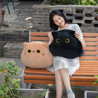 小さな猫のふわふわぬいぐるみクッション