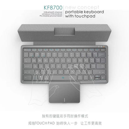 3in1ワイヤレスキーボード｜持ち運びに便利な折りたたみ式デザイン
