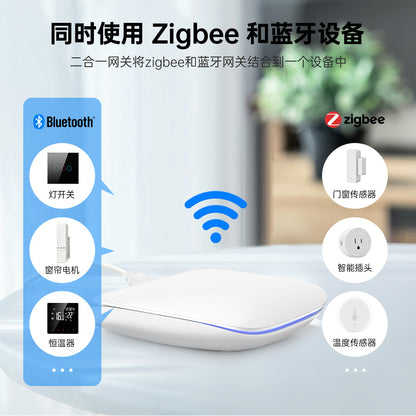 スマートホーム中枢コントローラー ZigBee/Bluetooth 両対応 自動化・遠隔操作可能