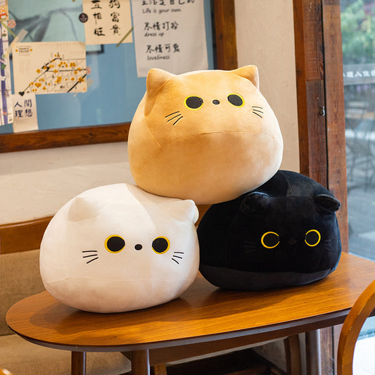 小さな猫のふわふわぬいぐるみクッション