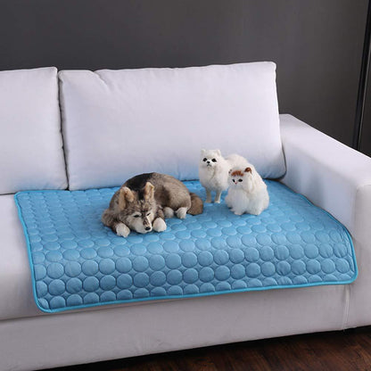 夏用ペットマット｜冷感アイスマット・犬猫用クールマット・ペット用アイスシルクマット・ケンネル対応｜ひんやり寝具・ペット用品