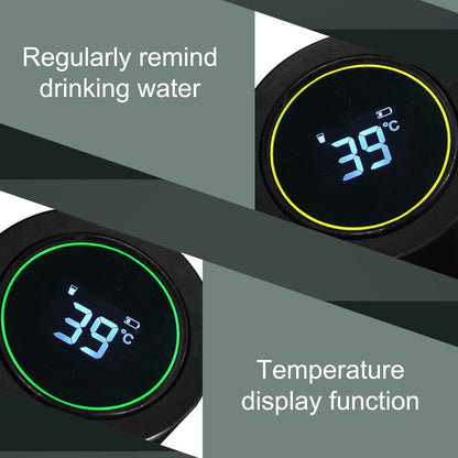 スマート温度表示付きステンレスボトル｜UV除菌LED・USB充電式・IP65防水・500ml｜保温保冷マグボトル