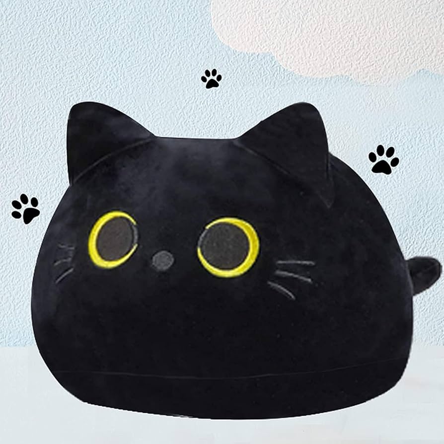 小さな猫のふわふわぬいぐるみクッション