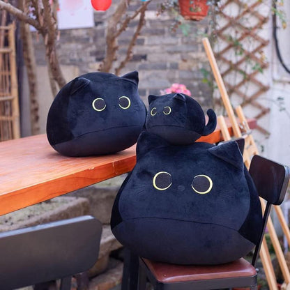 小さな猫のふわふわぬいぐるみクッション